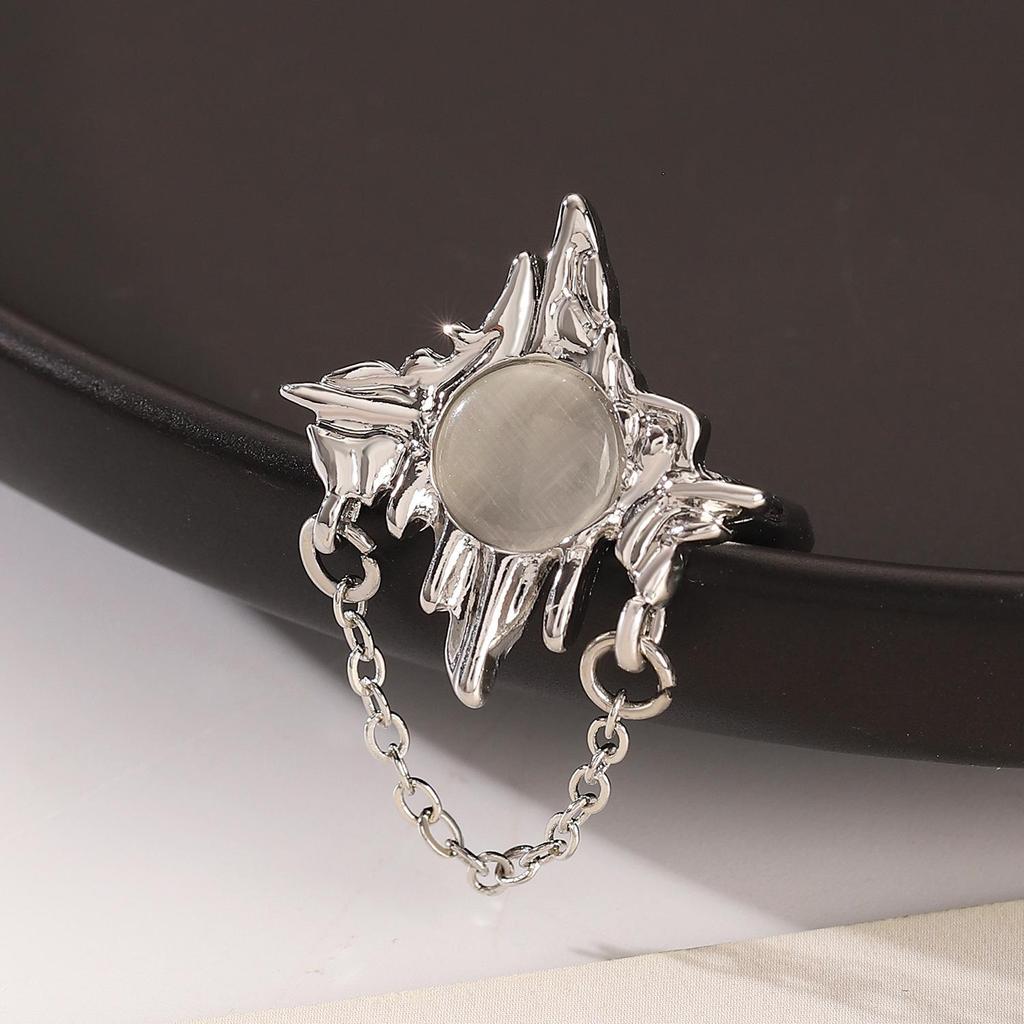 High-End Cross-Border Fashion Bow Ring for Women - European & American Style Open Index Finger Accessory