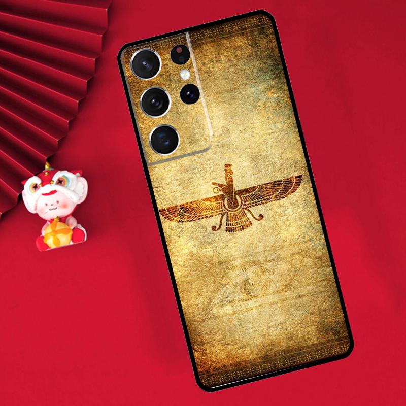 Persian Empire Ahura Mazda Case For Samsung Galaxy S25 S26 Ultra S22 S23 S24 Ultra S20 S21 Plus S10 S25 FE Cover Funda