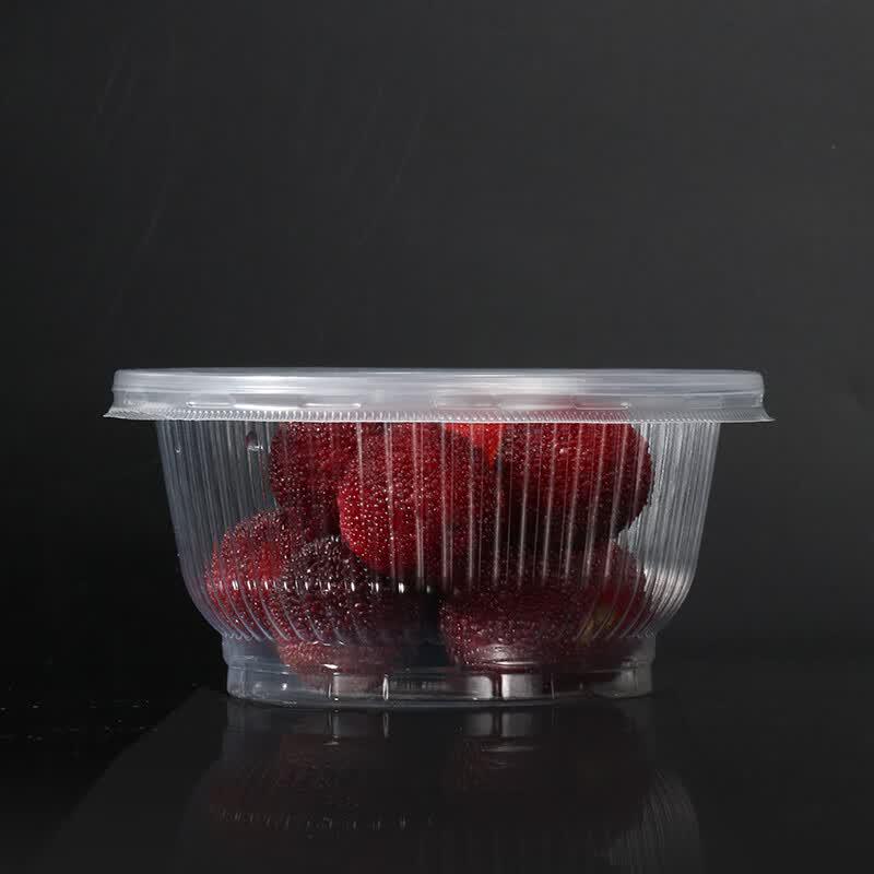 Disposable 360ml Food Bowls with Lids (100 Count)