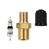 Threaded Air Valve Stem with Built-in American Core for Pressure Tank