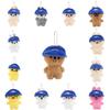 Bear Wolf Plush Rabbit Keyring With Hat Design For Kids And Gift Collectors