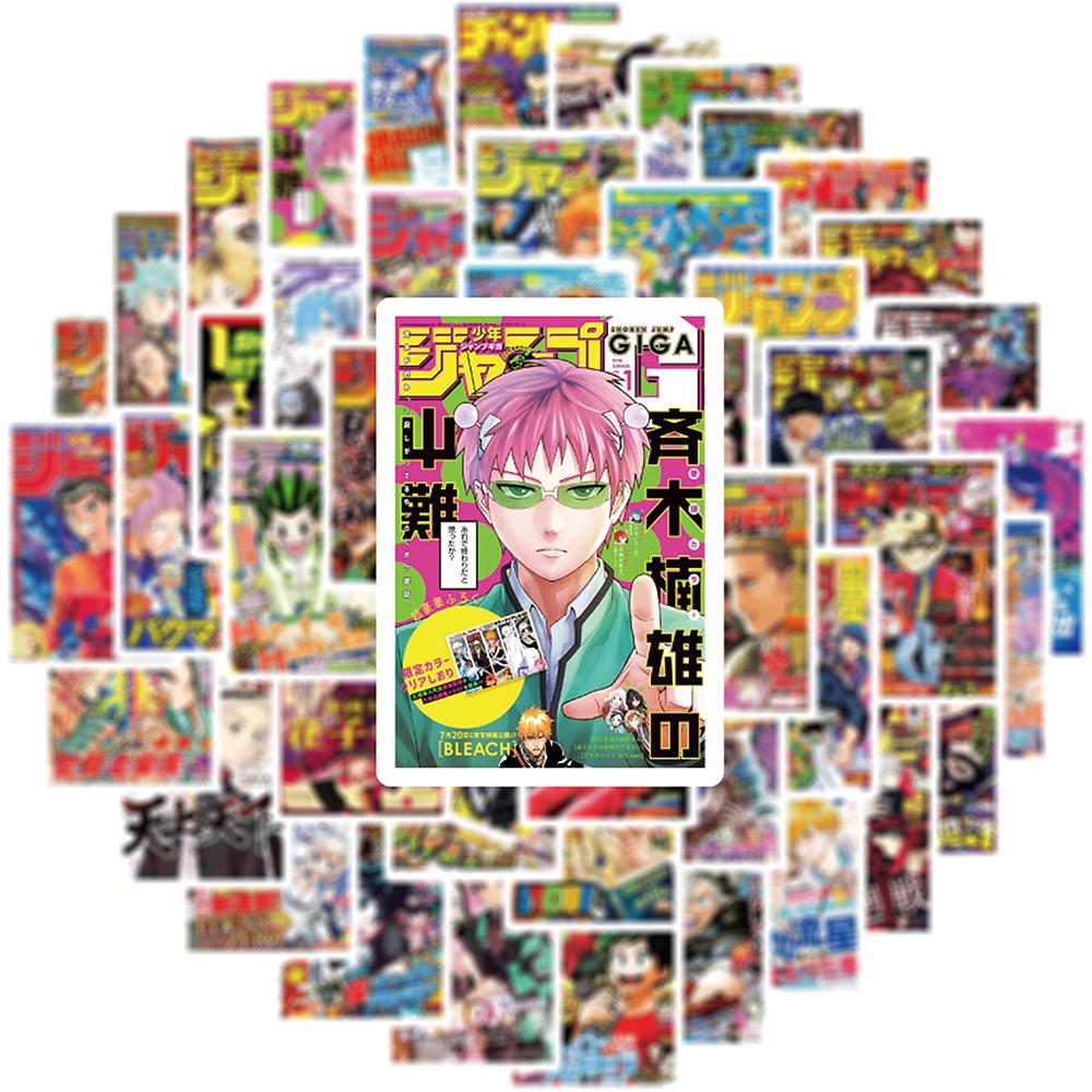 10/30/50pcs Small Size Mix Anime Jujutsu Kaisen Attack on Titan Aesthetic Poster Sticker Laptop Phone Decoration Sticker Kid Toy