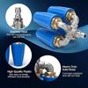 4pcs Turbo Nozzle Set, Metal and Plastic, 1/4 Inch Quick Connect, Multi-Function High Pressure Washer Attachments for Car, Floor, Walls, Deck, Patio