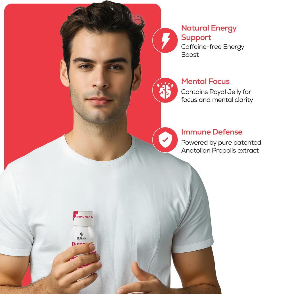 Energy-X Royal Jelly Ginseng Propolis Honey Shots 50ml*12