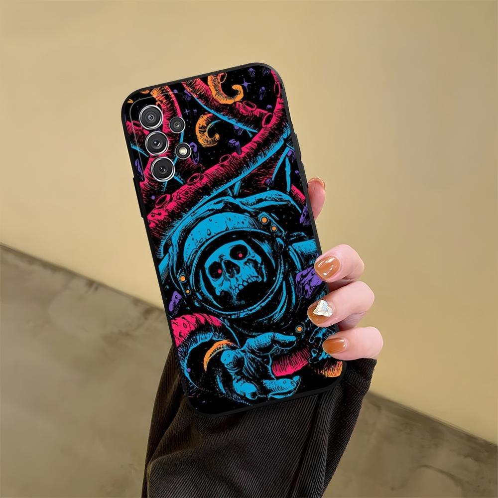 Skull Personality Cool Phone Case For Samsung S24 S25 S20 S26 S21 S22 S23 Ultra Fe Plus A05 A06 A16 A26 A36 A56 Cover