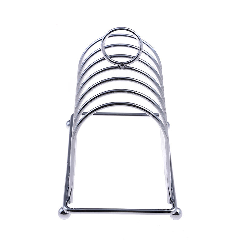 Vintage Stainless Steel Toast Rack Toast Bread Loaf Slice Holder Stand Display Tray Tool for Kitchen Bakeware Food Server