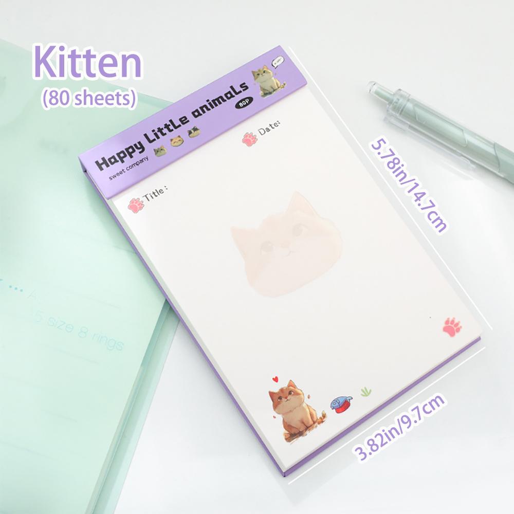 

80 sheets Memo Book Creative Cartoon Convenience Sticker Student Cartoon Memo Portable Mini Pocket Notebook фиолетовый
