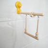 Suction Cup Bird Perch Suspended Parrot Training Rack Platform Parakeet Swing Toy  Window