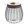 Transparent Glass Storage Jars Airtight Seasoning Pot Spice Jar Glass Canister  Sugar