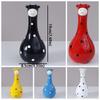 Hand Painted Cartoon Giraffe Resin Vase Novelty Cute Animal Flower Holder  Desktop Decor