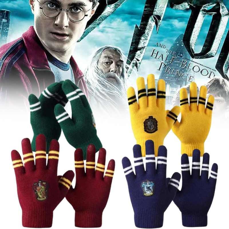 Harry Hogwarts Potter Icon Knitted Gloves Warmth Cosplay Prop Christmas Gifts
