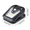 Outdoor Solar Motion Lights USB Auto On/Off Clip Lamp Waterproof 4 Modes RV Solar Lights Camp Outdoor Motion Sensor Clip Lights