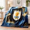Uruguay Football Printed Flannel Blanket Warm Comfort Bed Throw For Indoor Home Decoration