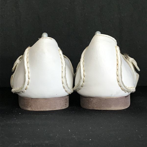 Regal Leder Slipper 24.5 Weiß(GEBRAUCHT)