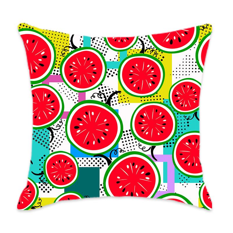 Home Pillow Floral Print Series Sofa Bedroom Leisure Pillow Floral Pattern