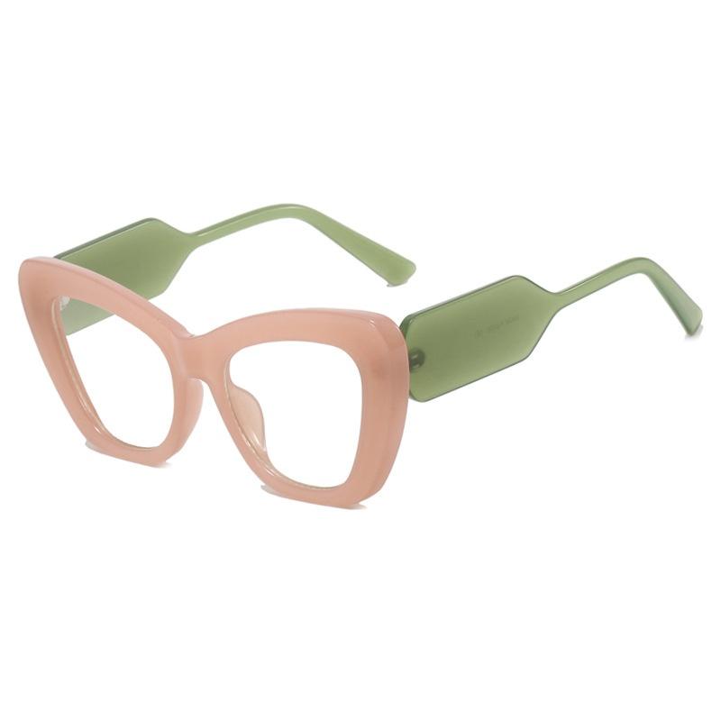 

Cat Eye Eyeglasses Frames Green Plump Leg Brand Design Women Eyeglasses Prescription Frames Trend Ins Style Computer Eyeglasses
