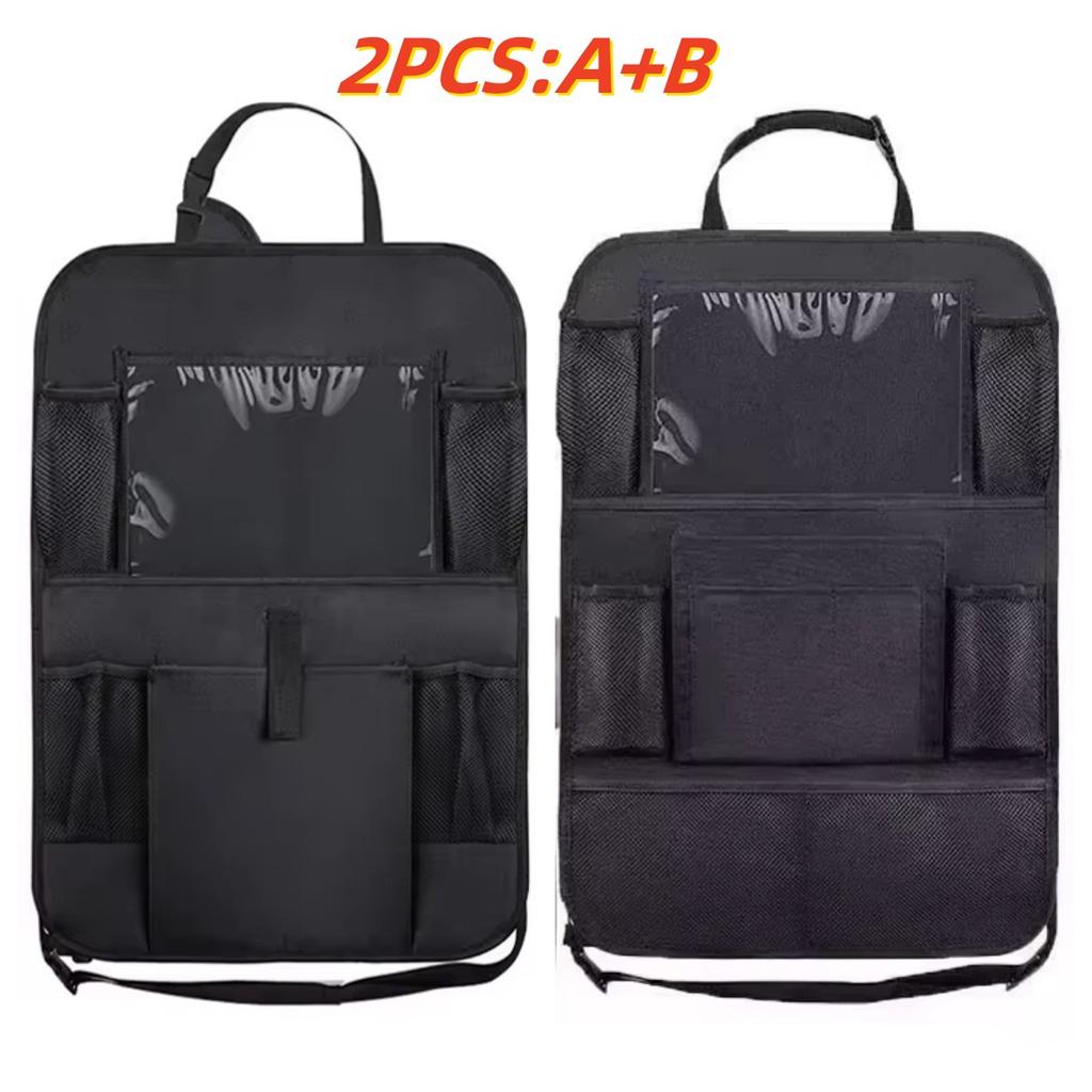 Multi Pocket Car Seat Organizer Waterproof Durable Material with Tablet Holder Perfect for Road Trips and Daily Use 2026