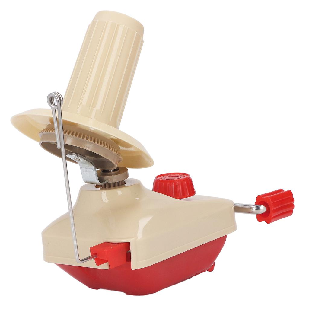 Yarn Winder with Yarn Scissors 2 Plastic Needle Adjustable Desk Clip Low Noise Easy Installation