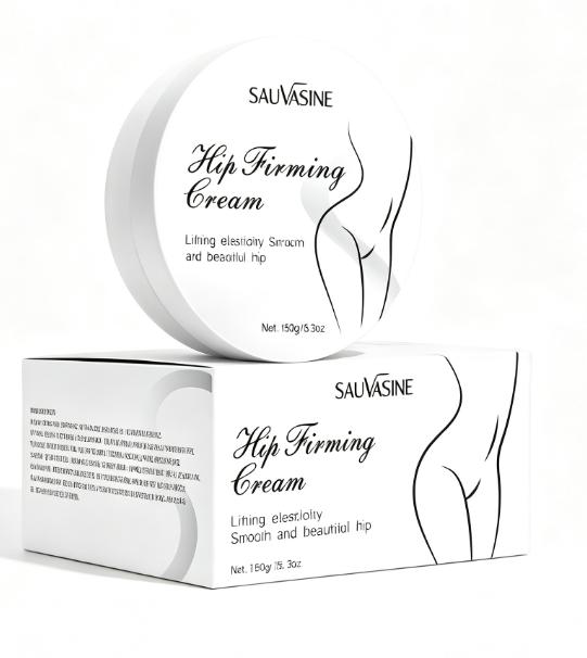 SAUVASINE Crème Raffermissante pour les Hanches, Raffermissante et Liftante pour la Peau des Fesses, Beurre Corporel Lissant