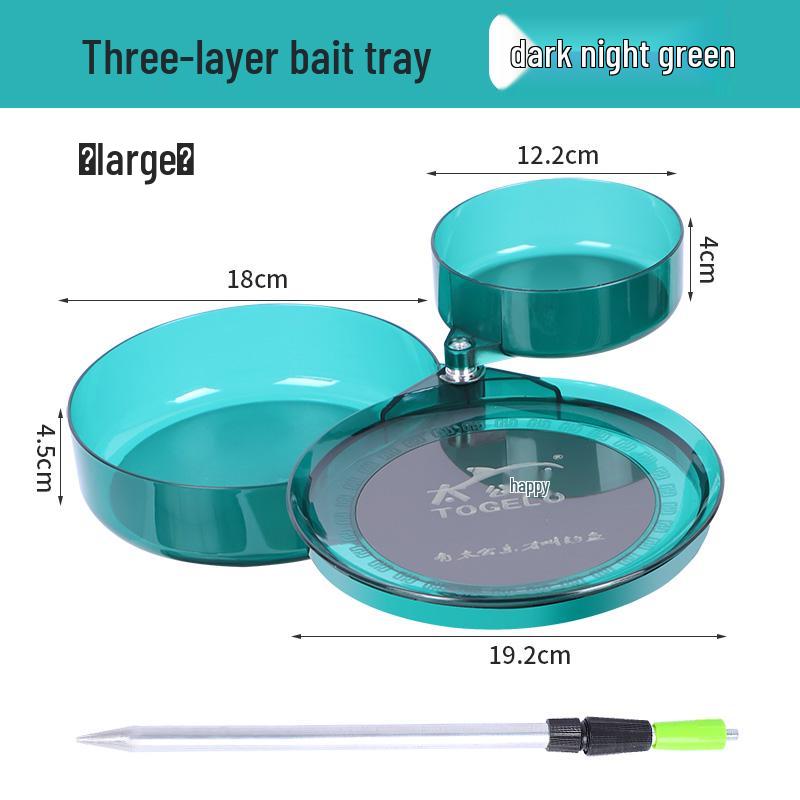 Magnetischer Köderbehälter & Erdspieß: Starke Drahtziehhilfe & loser Grundfutterbehälter für Angelstühle