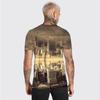 2025 New Summer 3D Digital High-rise Printed Men's Casual Loose Short Sleeved T-shirt