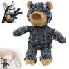 Zabawka dla zwierząt Teddy Bear, zabawka wydająca dźwięki, interaktywna, dla psów, do zgrzytania, czyszczenia zębów, antygryzowa, Abreact, zabawka dla misia, artykuły dla zwierząt