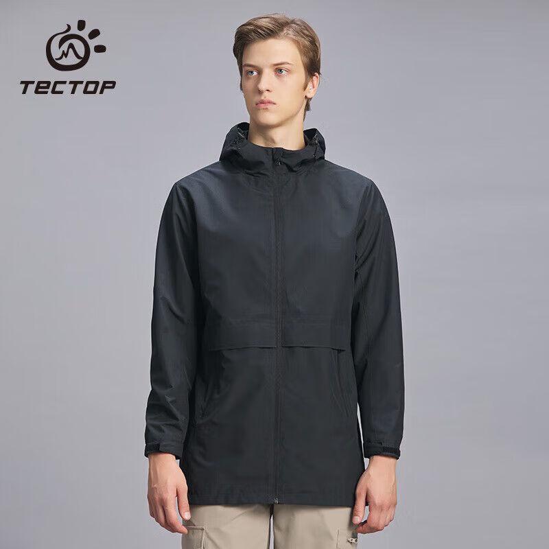 TECTOP Men s Outdoor Windproof Waterproof Hooded Jacket S