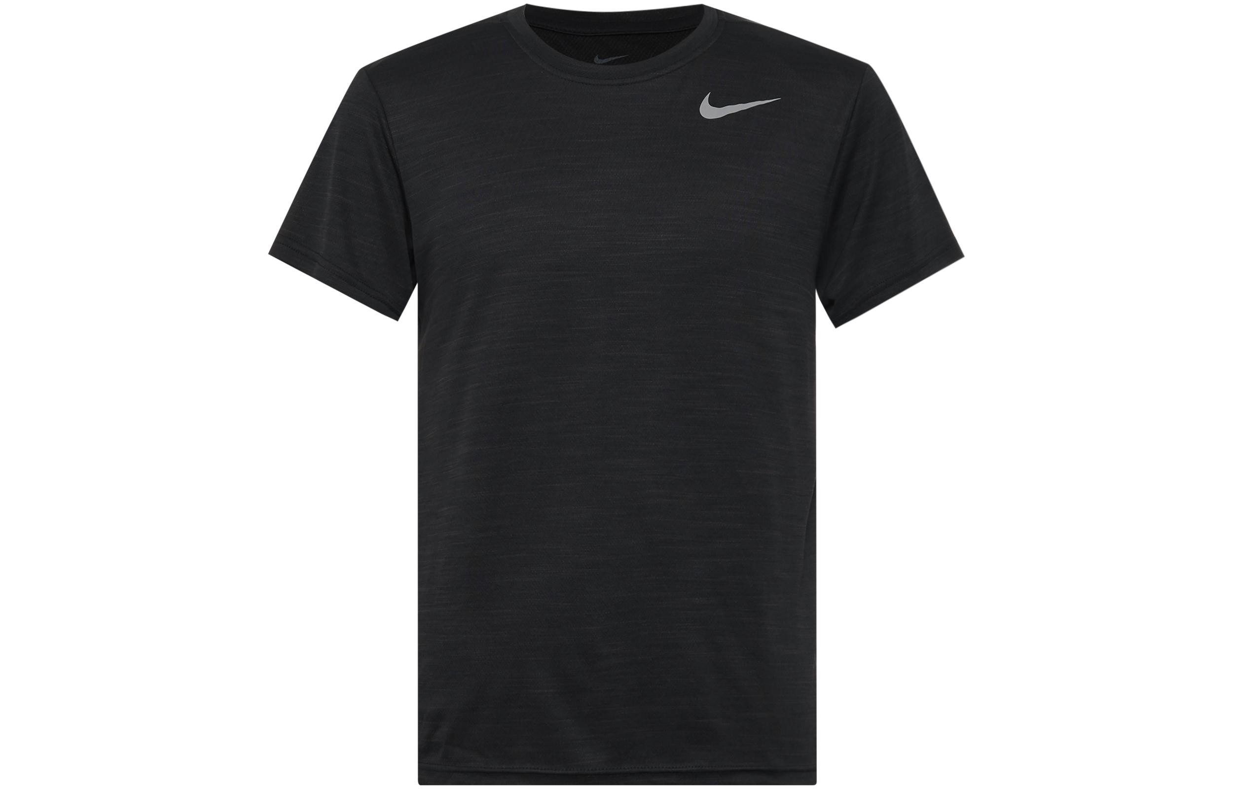 

Nike T Shirts Men s Black Crew Neck Moderate Straight Fit DB4230-010 S