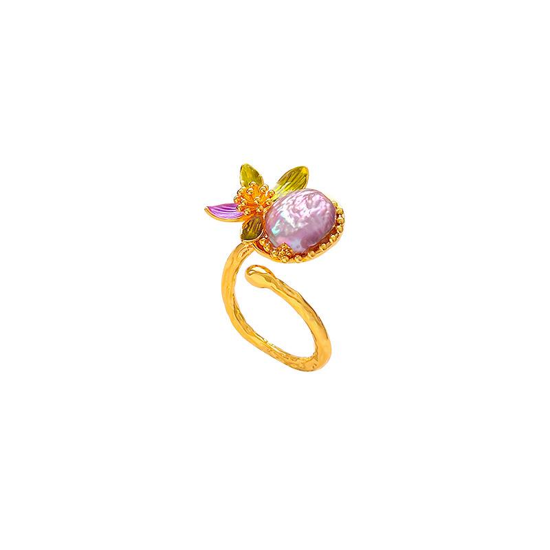 

New Ring with Adjustable Opening, Female Niche Design, High-end Sensory Food Ring