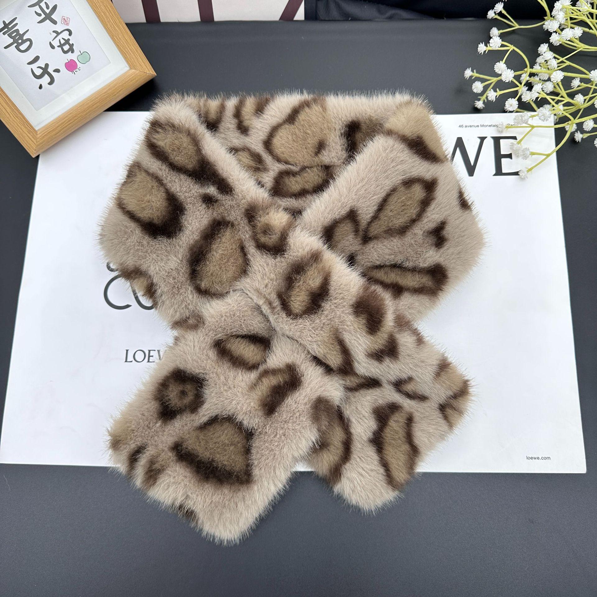 

Шарф из искусственного меха норки, мужской и женский, зимний, утолщенный, теплый, мягкий плюшевый однотонный простой шарф 11*85cm