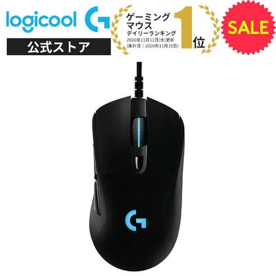 Logicool G Gaming Mouse Wired G403ha HERO Sensor Ergonomic LIGHTSYNC RGB 6 Programmable Buttons Domestic Genuine Product 2-Year Warranty