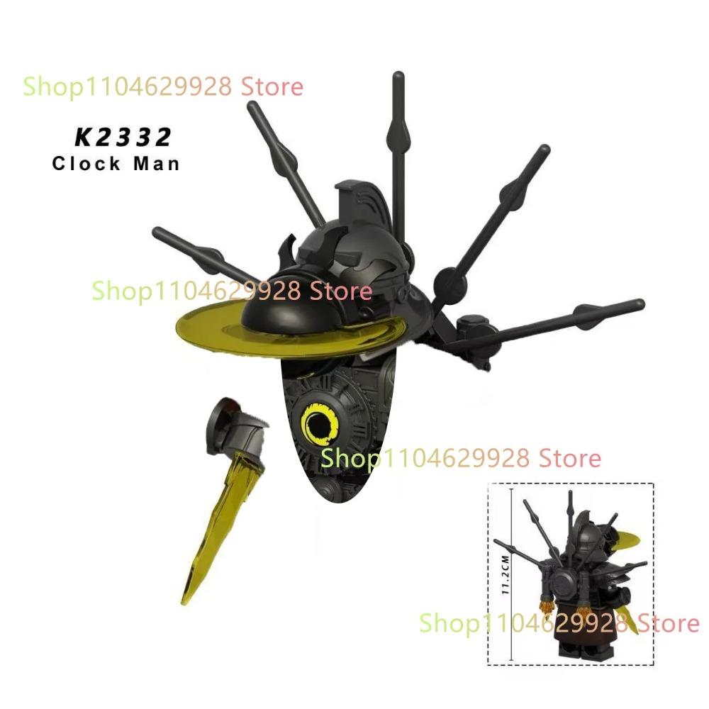 New KDL DJ Upgrade War-Damaged Skibidi Toilet Man Figures Anime Block Toys TvMan Titan Bricks Model Toy For Kid Birthday Gift