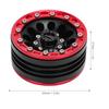 4pcs   Metal Wheel Hub RC Car A Essories Fit for 1Celsius10 RC Crawler 1.9 Inch(Red Black )