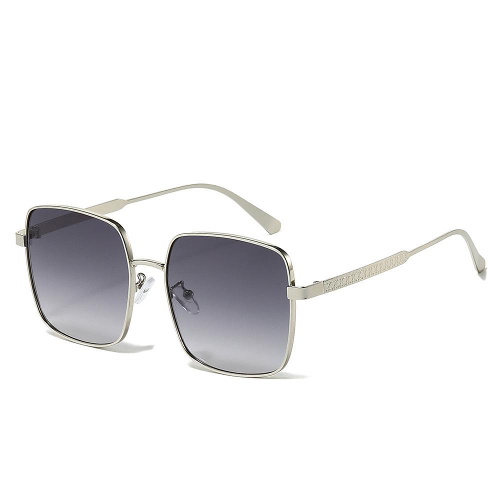 Retro Luxury Multi Color Thin Frame Gradient Square Women Sunglasses UV400 Brand Design Personalized Simple Casual