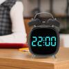 Liten digital vekkerklokke med LED-display Stor skjerm Snoozefunksjon Justerbar Batteridrevet Skrivebordsklokke