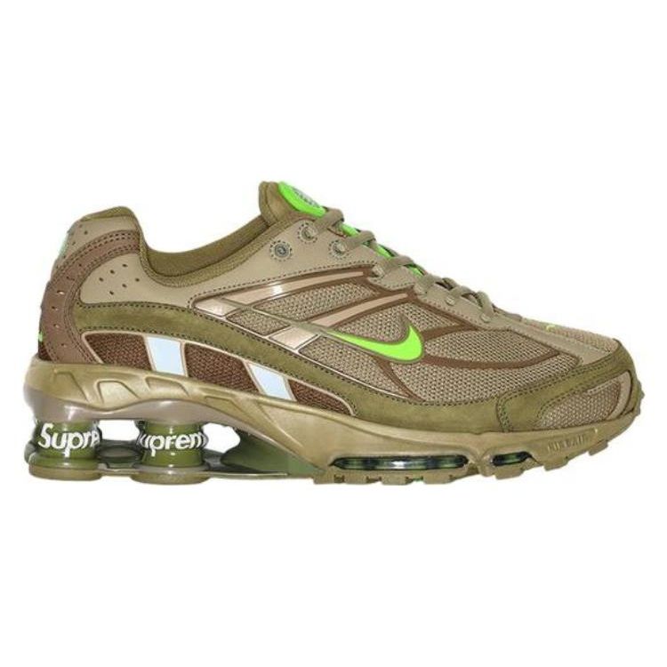 Supreme X Nike Shox Ride 2 Neutral Olive Unisex Sneakers Green Electric-Green Pilgrim DN1615-200