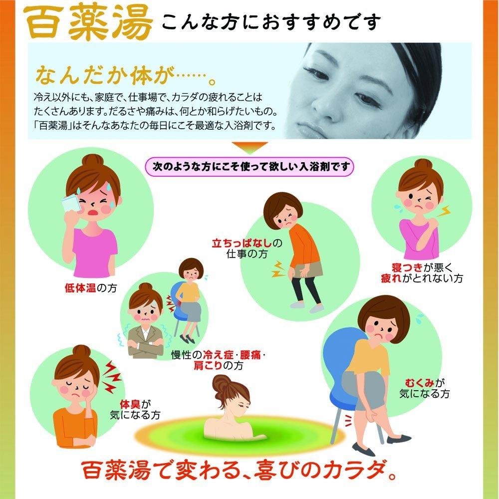 UYEKI Hyakuyakuto Medicinal Bath Additives 5 Types of Herbal Medicine Sodium Bicarbonate 30g X 10 Packets + (Quasi-drug)