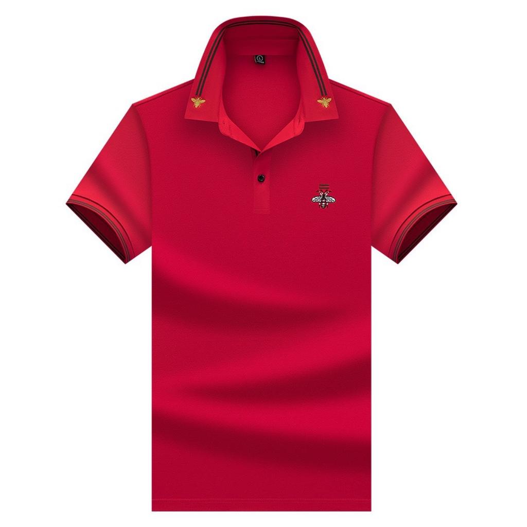 STORN Luxury Brand Quality Men's Polo Shirt Exquisite Bee Embroid Short Sleeve Summer Lapel T-Shirt Business Casual Trend Menswea Top
