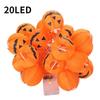 Luci a stringa di zucche di Halloween 3D Lanterne di Halloween per feste Casa Decorazione fai da te Luce bianca calda Luce a batteria