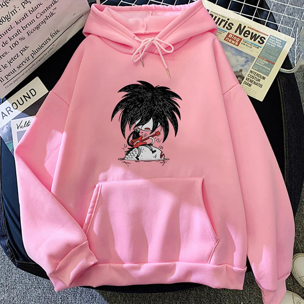 The Cure Robert Smith Hoodies Cartoon Casual Long Sleeve Mens Sweatshirts Printing Clothes Graphic Pullovers