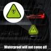 1/2/4Pcs Car PVC Fluorescent Reflective Warning Danger Trunk Sticker For Model 3 Model Y Model S Model X Cybertruck Coil