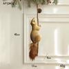 Cute Realistic Squirrel Christmas Tree Hanging Ornaments Pendant Christmas Home Wall Decoration New Year Holiday Party Kids Gift
