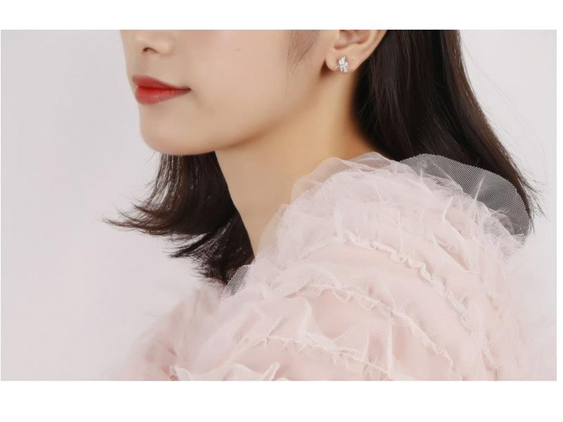 Banyan Tree S925 Sterling Silver Butterfly Ear Bone Clip Earrings