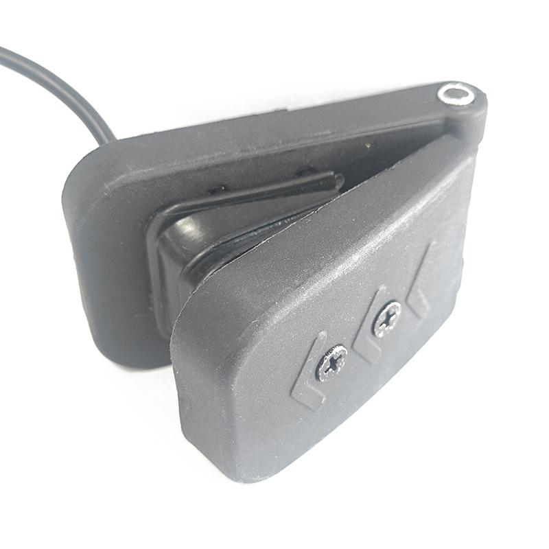 Piezas de Barco de Plástico Negro Universal Accesorio Acelerador de Triciclo Eléctrico Pedal de Gas Control de Velocidad Aceleradores Freno de Pie