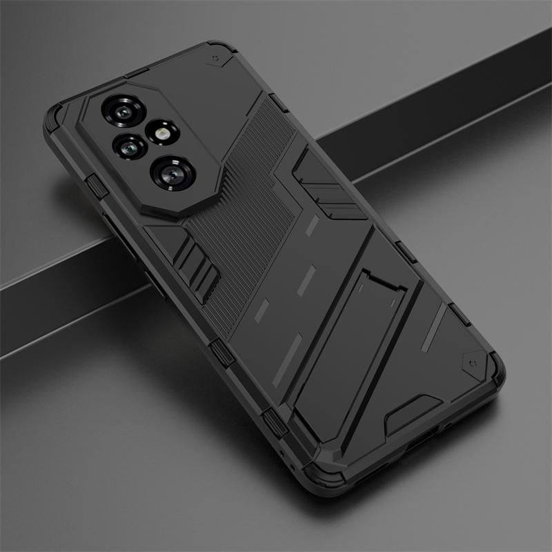 

Чехол для Honor 200 Pro, противоударный бампер, защитный чехол для телефона для Honor 200 Pro, Honor200 Pro, автомобильная магнитная подставка с кольцом, задняя крышка For Honor 200 5G чёрный