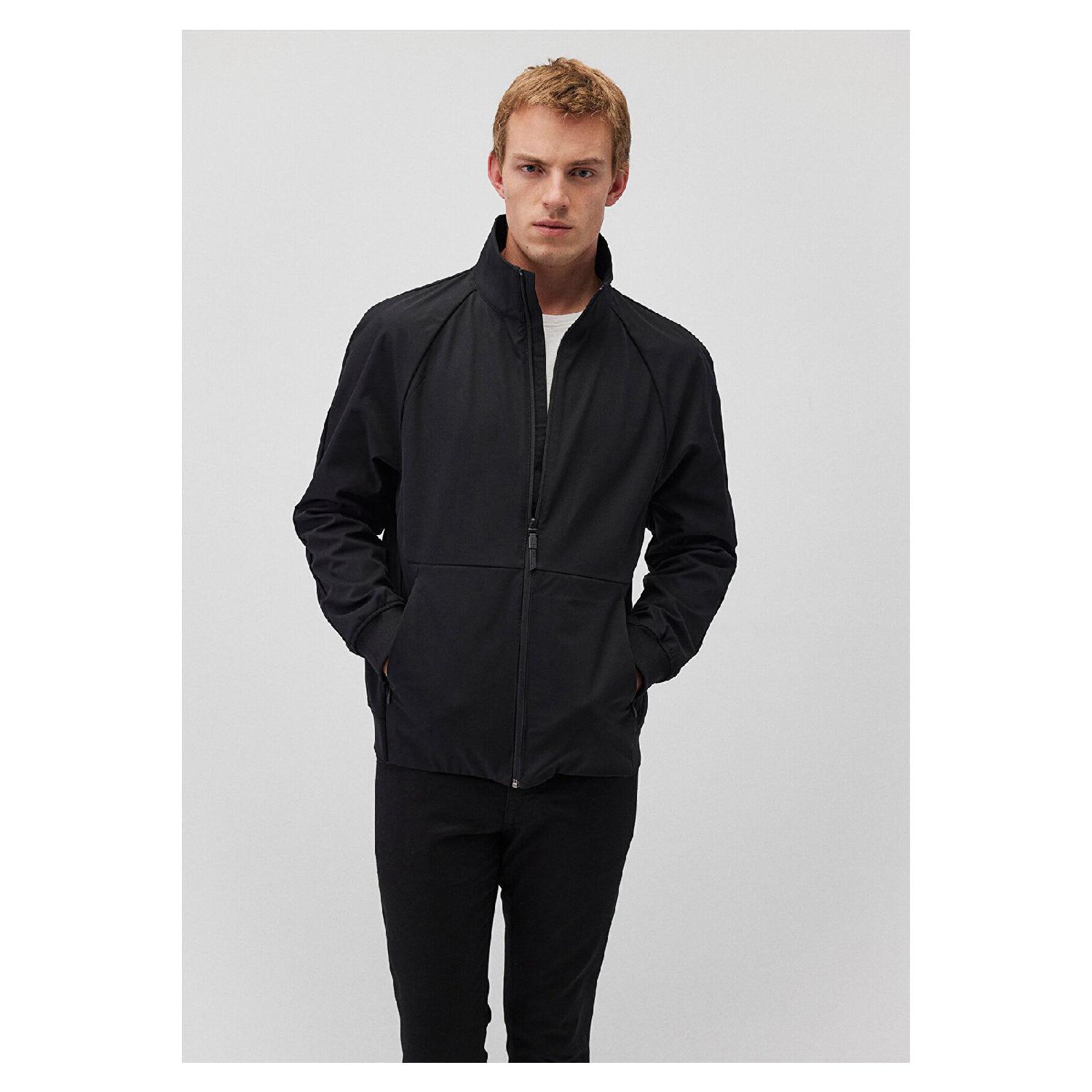 

Stand Collar Black Jacket Regular Fit / Normal Cut 0110361-900 XS