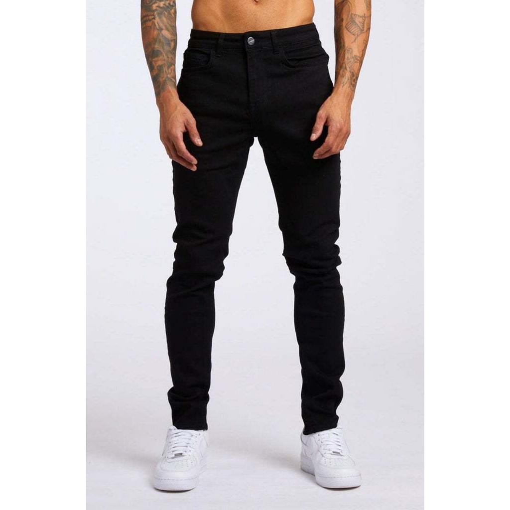 GMXIA Denim Herren Slim Black High-Waist-Jeansshorts für Männer