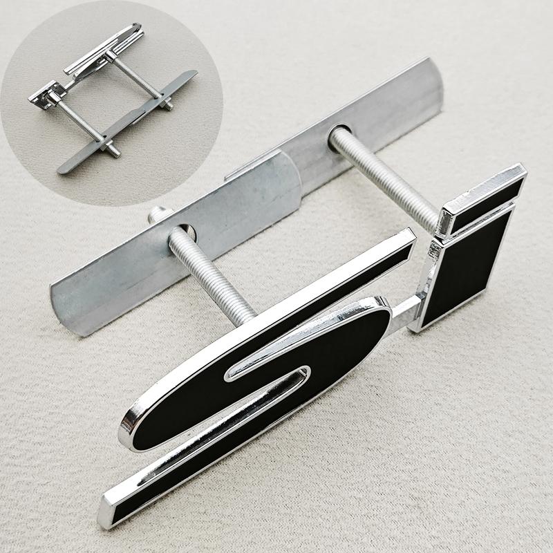 3D Metal Car Styling SI Logo Badge Chrome Sticker Front Grille Emblem For Honda Civic Accord Etc Automobile Accessories