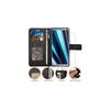 Sony Xperia 10 Plus Hülle, Leder Wallet Flip Schutzhülle Cover mit Kartenschlitzen, Ständer und Armband - PU-Leder