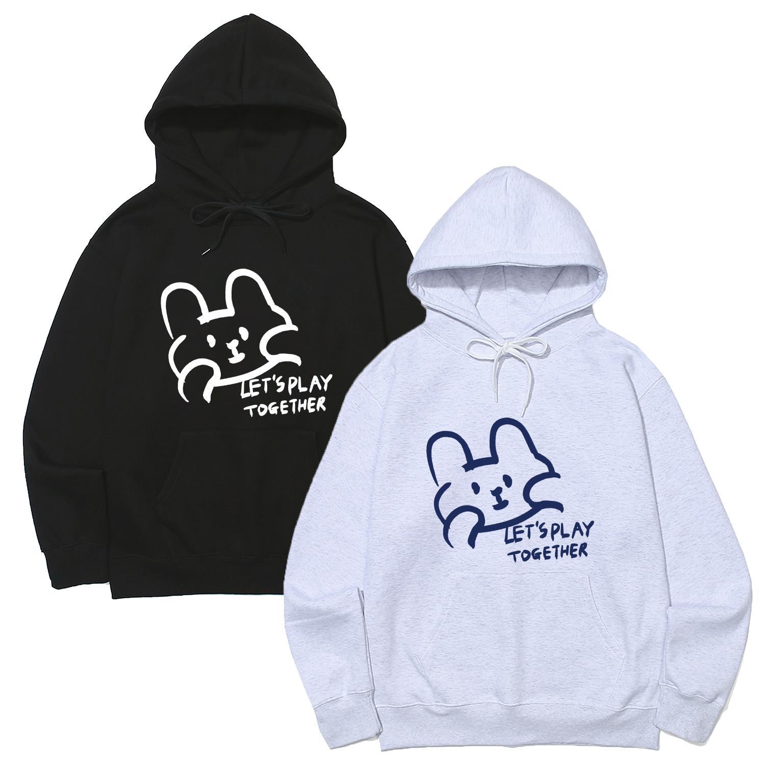 Awesome Us (23Fw)Lets Play Together Hoodie_3 Color Gray/Xxl